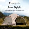 Mountain Dome Tent: Blackened Style, Autumn/Winter, Large Round Canopy for Overnight Camping