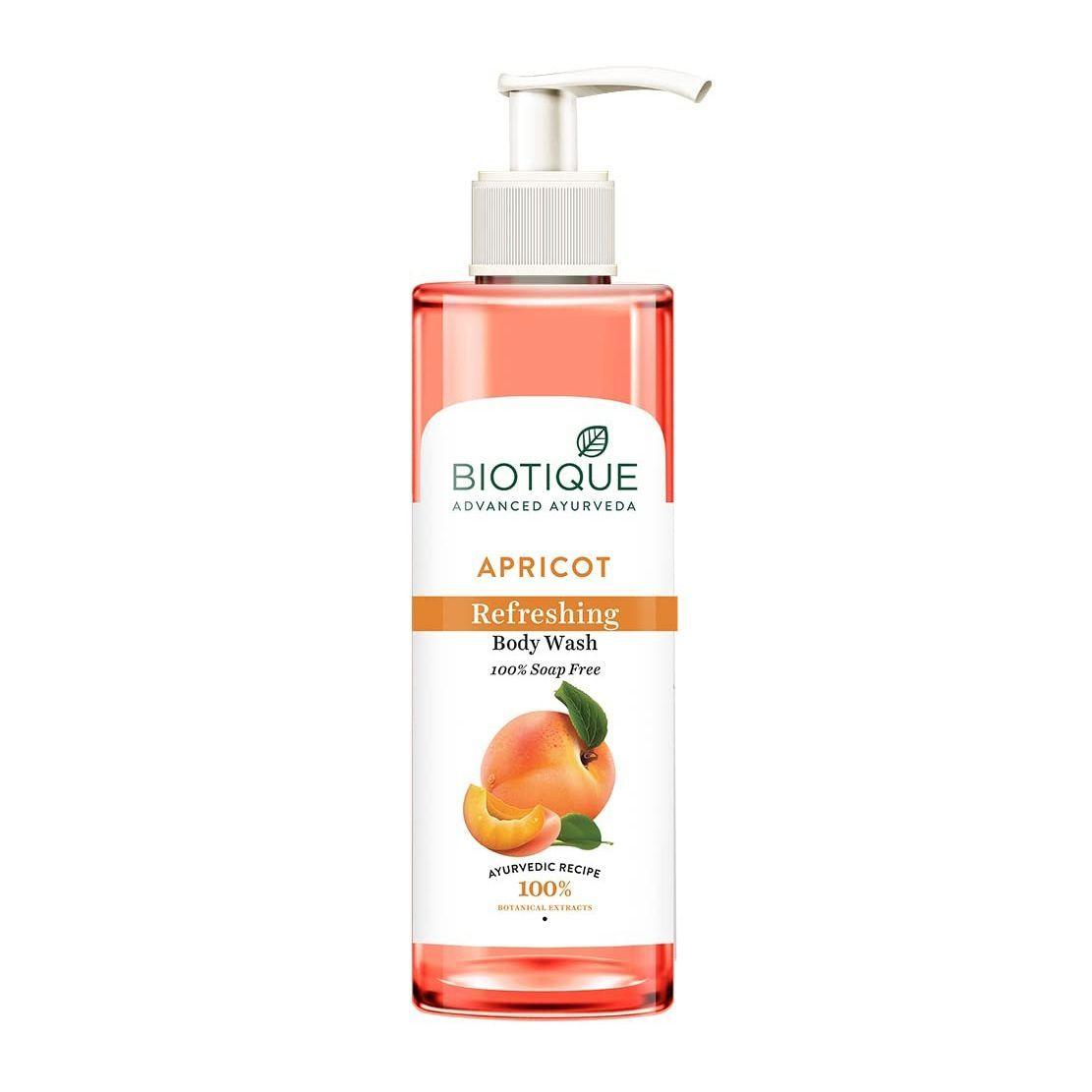 Гель для душа с Абрикосом (200 мл), Apricot Refreshing Body Wash,  Biotique 10.725