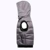 Men's And Women's Outdoor Casual Hooded Vest With Color Matching Inside And Out, Men's Cotton-padded Thickened Warm Sleeveless Jacket