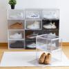 Hachibanya Shoe Box Clear Transparent Sneaker Box Sneaker Storage Box Storage Case Shoe Case Shoe Box Shelf Storage Case Set of (Clear 2)