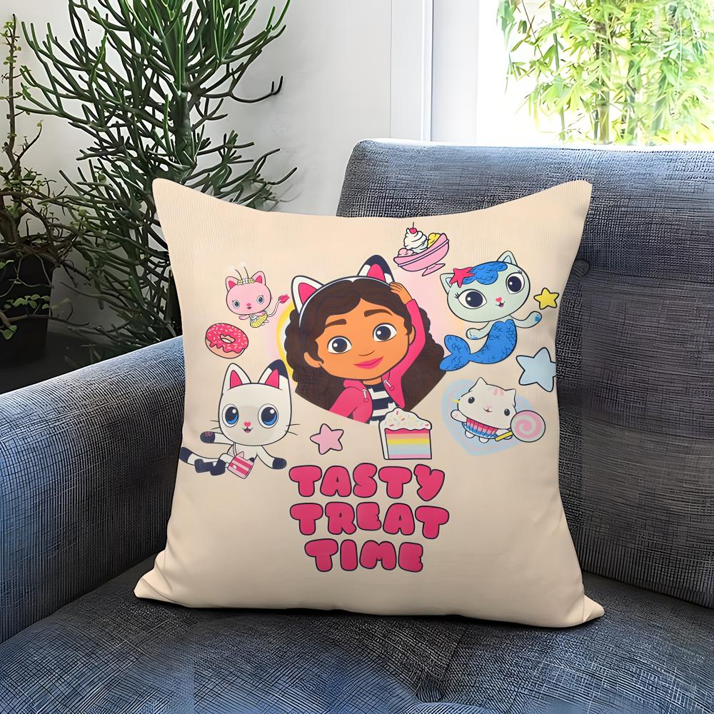G-Gabbys D-Dollhouse Cushion Cover Comfortable Reversible Pillow Cover Ideal for Car Sofa Bedroom & Beyond