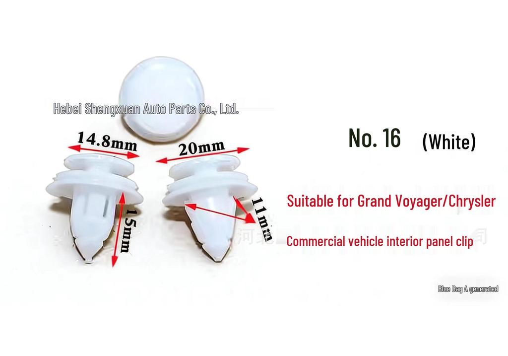 Universal Nylon Door Panel & Trim Fixing Clip for Cars