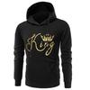 KING QUEEN Couple Valentine's Day hooded jumper hooded sweater hoodie