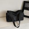 Casual Fashion Messenger Bag Women'S Popular Bag Versatile Bag Large Capacity Dark Retro Hong Kong Style Shoulder Bag