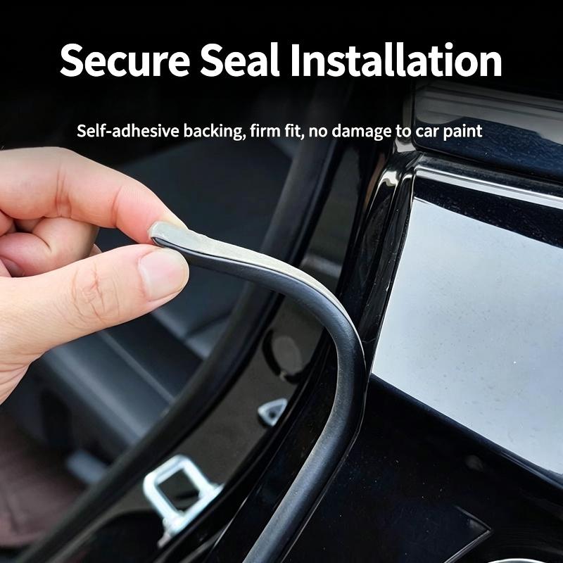 Car Door Rubber Seal Strip Universal Car Door Weatherstrip For C Pillar Protection Sealant Strip For Car Accessories