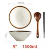 Japanese Noodles bowl restaurant household Spicy large big capacity ceramic soup dumpling bowl Wonton Italian pasta noodles bowl