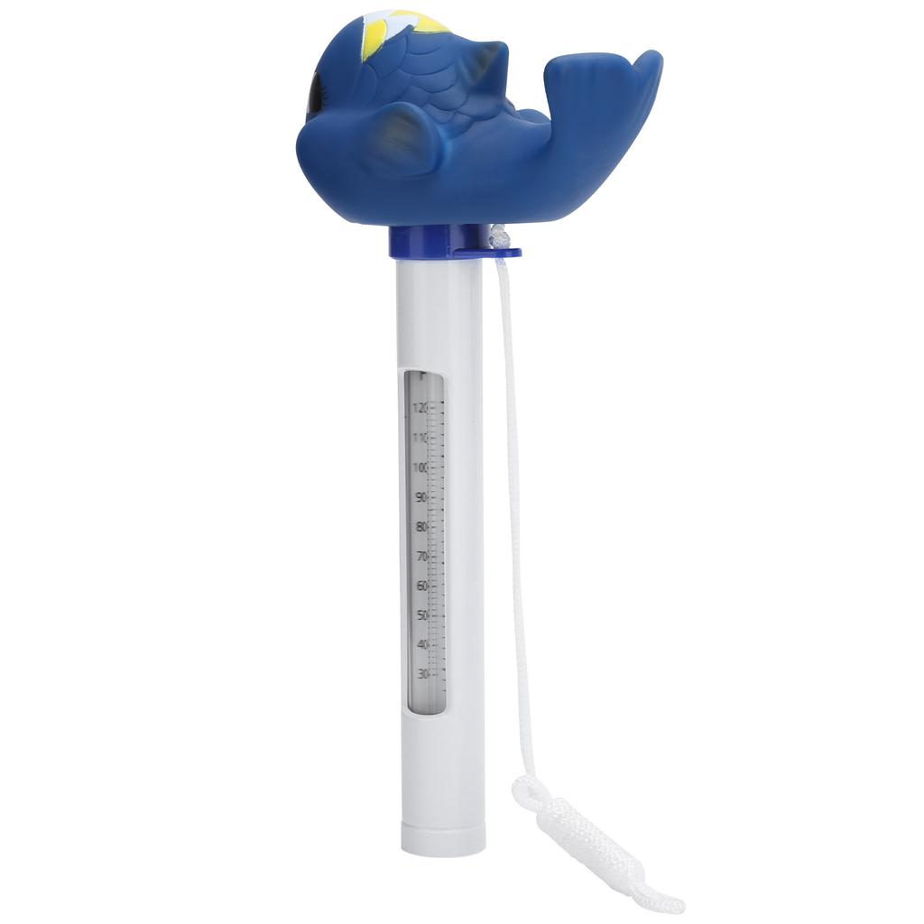 Cartoon Animal Shaped Floating Thermometer for Swimming Pools Sauna Spa Accessories Blue