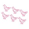 100pcs Chick Paper Clips Vibrant Color Animal Paper Clips Waterproof Rustproof Reusable Iron Wire Cu