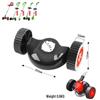 Rechargeable Lithium Battery Lawn Mower with Wheels - Compact Weeding Tool