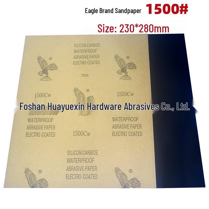 Eagle Sandpaper 120#-2000# Wet/Dry Polishing & Grinding Silicon Carbide Sheets.
