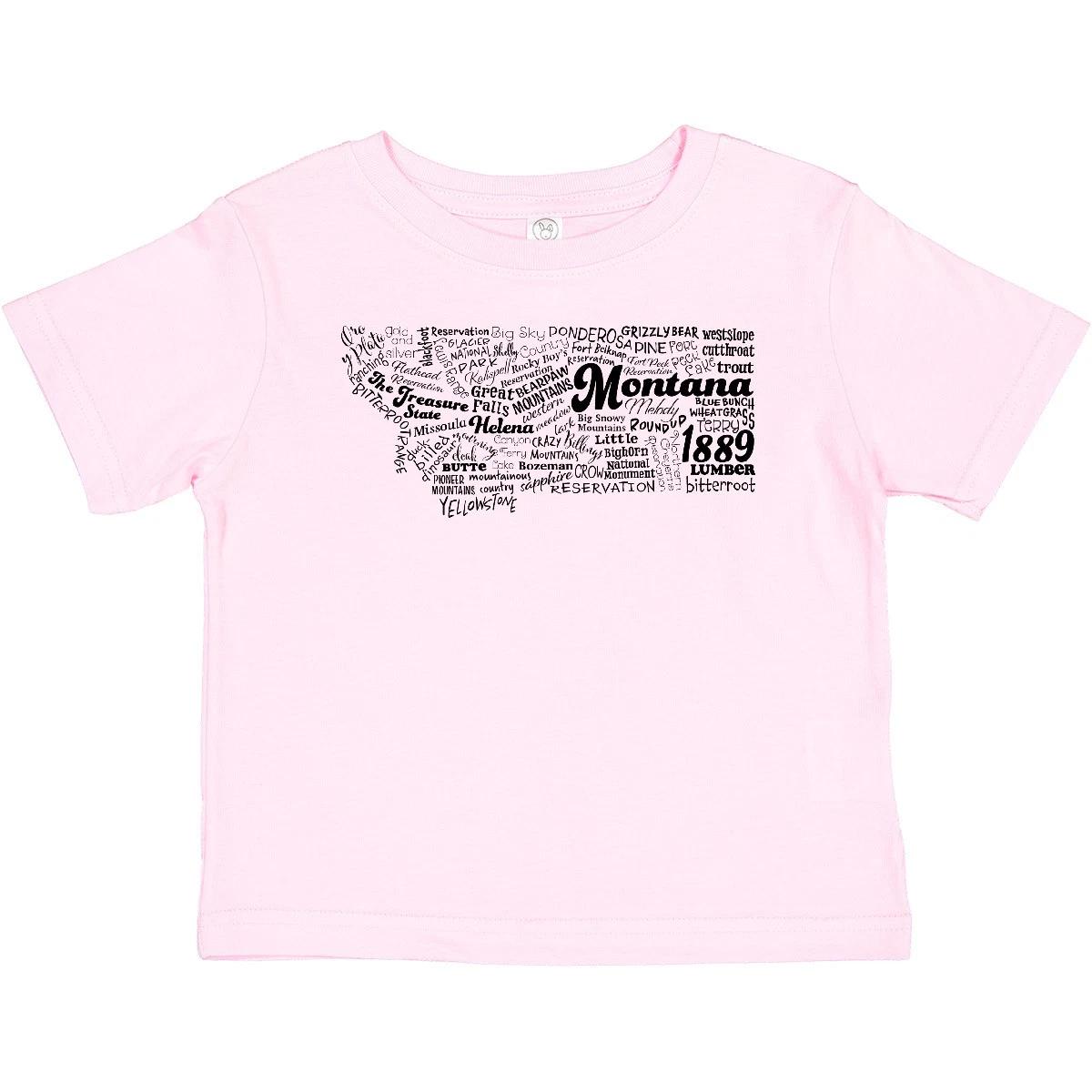 Inktastic Montana State Word Salad Baby T-Shirt Home Helena Billings Yellowstone 100