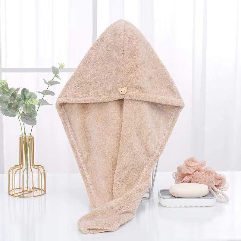Double-Layer Quick-Dry Hair Towel Cap - Super Absorbent & Thick
