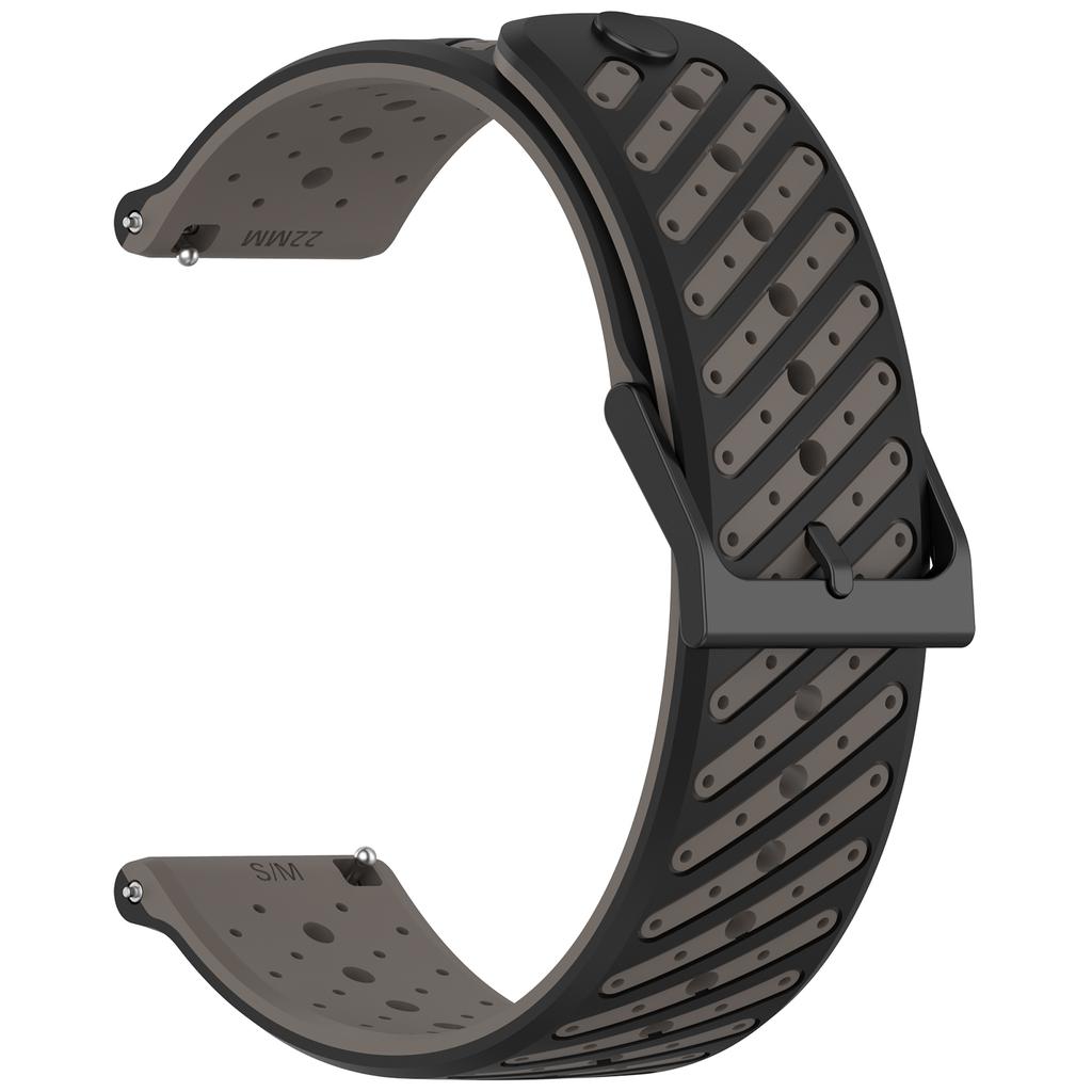 Two-Tone Silicone Strap 22mm For Suunto RACE 2 S/Run/Ocean/Vertical Replacement Band For Suunto 5 9 Peak Pro Wristband Bracelet