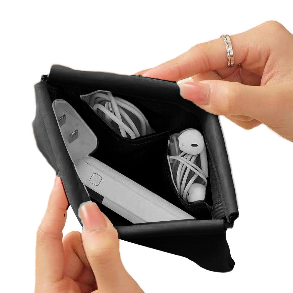 Women Fashion Portable Mini Key Jewelry Cosmetic Organizer Pouch Handbag Pu Small Bags Gift Simple Lipstick Makeup Storage Bag