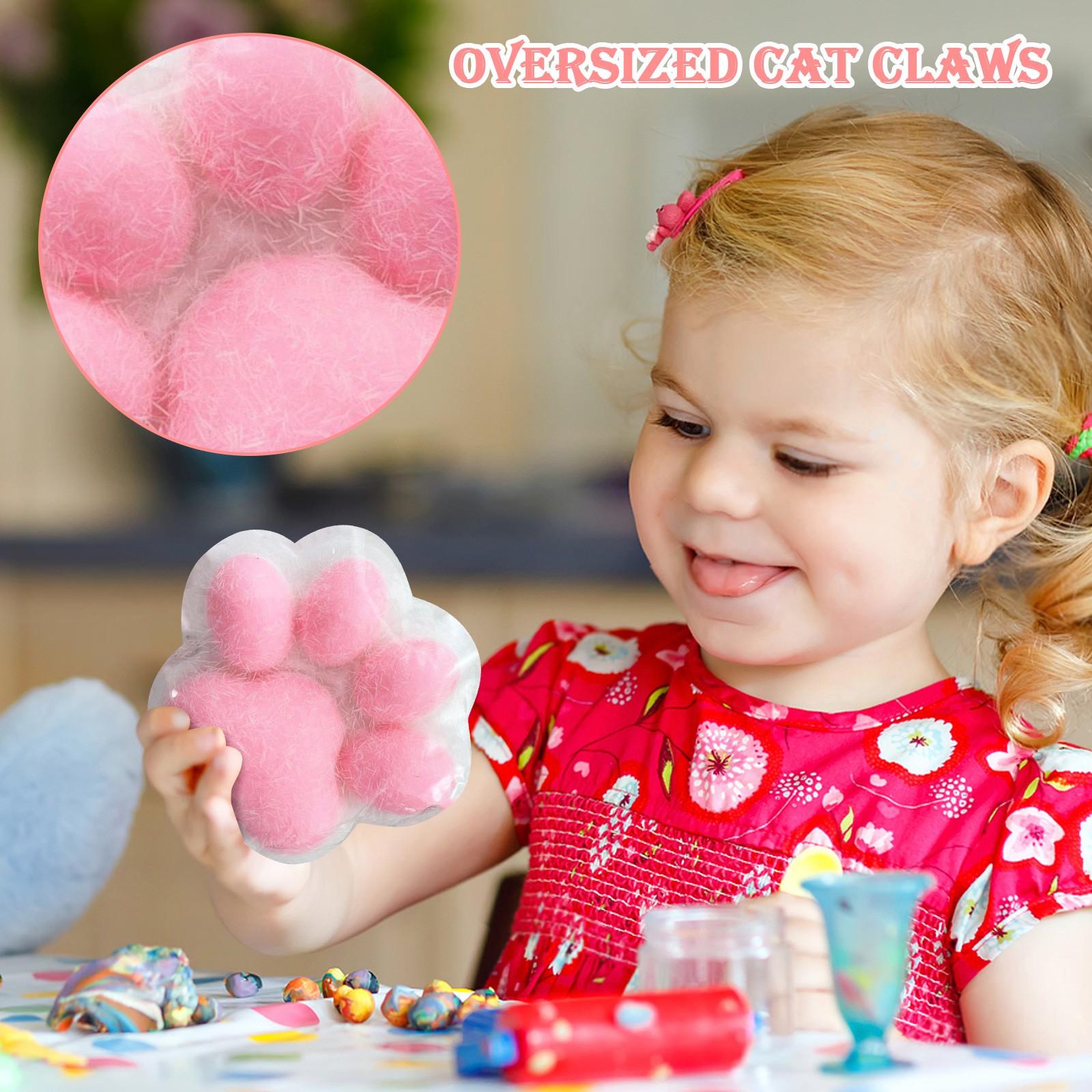 

Water-sensing Plush Claws Fun Super Large Claws Slow Decompression Toy Cute One Size белый