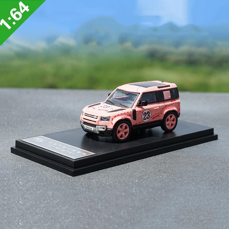 

1:64 Defender 90 SUV Alloy Car Diecasts & Toy Vehicles Car Model Miniature Scale Model Car For Children рожевий