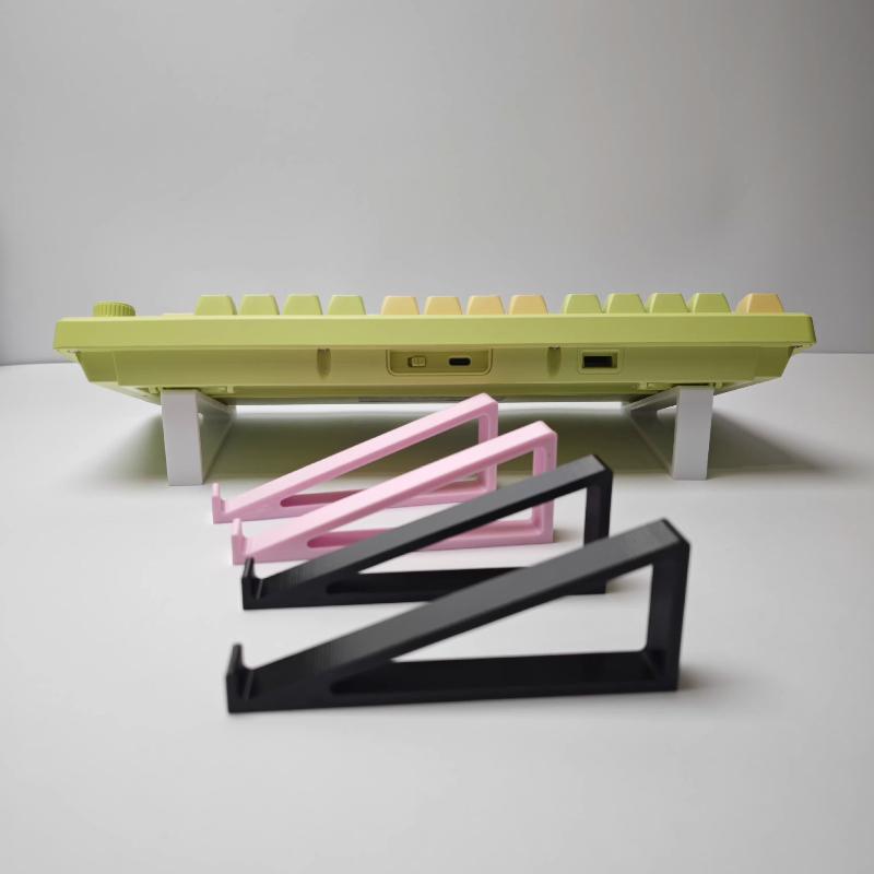 1 Pair Portable Keyboard Elevated Stand Raised Keyboard Angle Plastic Computer Keyboard Riser Accessories Monitor Holder