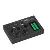 Flexible 4 Channel Sound Mixer Switchable Mono Stereo Low Noise 4 Channel Stereo Sound Mixer 6.35mm/3.5mm for Club