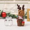 Christmas Candy Jar Plastic Christmas Cookie Storage Bottle Gift Candy Box Dropshipping