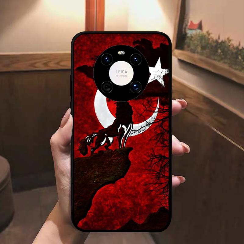 

Чехол для телефона с флагом Турции, Стамбула, Анталии, Мустафа, волка для Huawei Nova 7 Se 5 3i 3e 3 2 5i Mate 10 20 Lite 30 40 Pro 20x9 Huawei NOVA7Pro