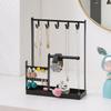 Hanging Hook Earrings Display Stand Metal Necklace Storage Rack Storage Shelf Ear Stud Holder  Ring