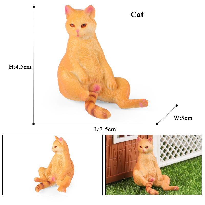 

Oenux Сиамский Девон Рекс Сфинкс Персидский Кот Котенок Модель Фигурка Милая Домашняя Декорация Коллекция Детская Игрушка Подарок