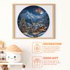 Wooden Puzzle Christmas Snow Scene Small Animal Shape Puzzle Flat Wooden Puzzle