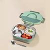 Sealed 304 Stainless Steel Lunch Box Insulated Thermal Lunch Box 4 Compartment Lunch Box  Office