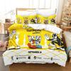 3D Printed Cuphead Show Bedding Set Printed Bed Set With Pillowcase Bed Duvet Cover Soft Single Double Queen Super King Size