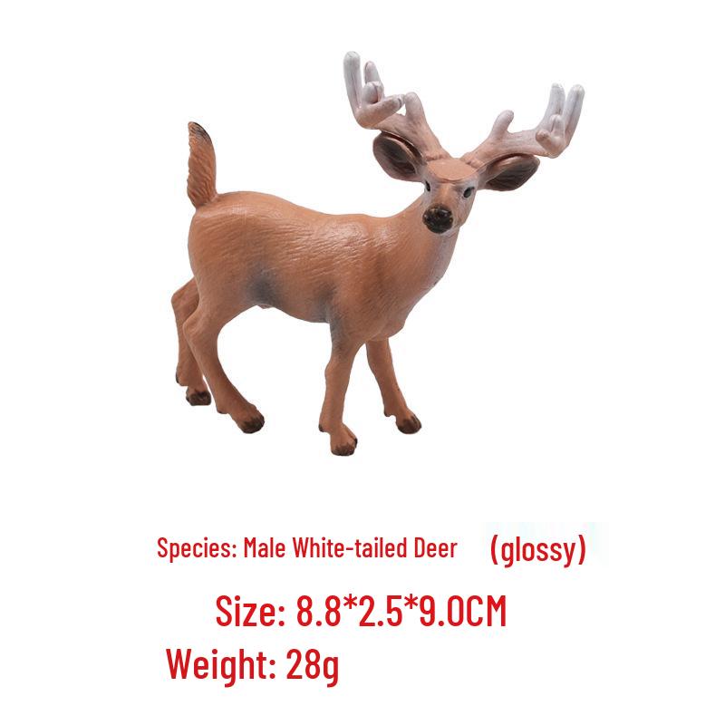 Cross-border Christmas White-tailed Reindeer Cake Decoration & Fawn Ornament