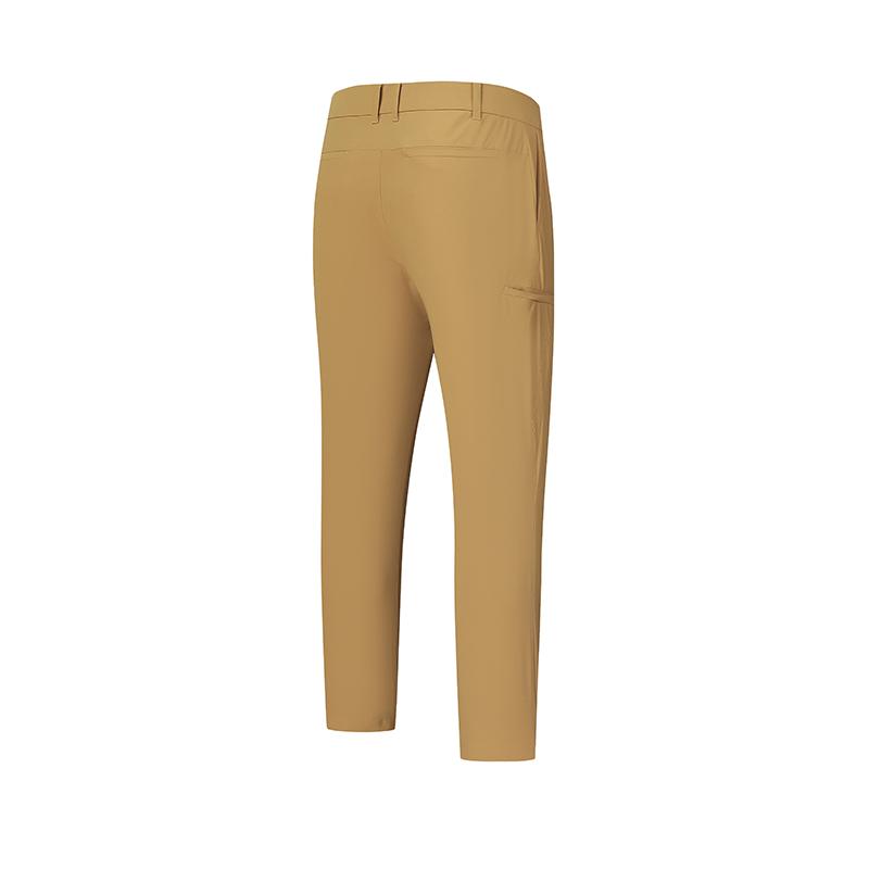 Fila Casual Pants Men's Yellow Tree Brown Moderate Straight Fit Pants A11M435805FBN