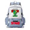 Large Capacity Schoolbag with Shoulder Strap; Student Three-piece Pencil Case Set