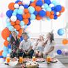 Blue Theme Balloons Arch Kit Orange White Baby Blue Balloon Garland Birthday Party Baby Shower Graduation Retirement Decoration