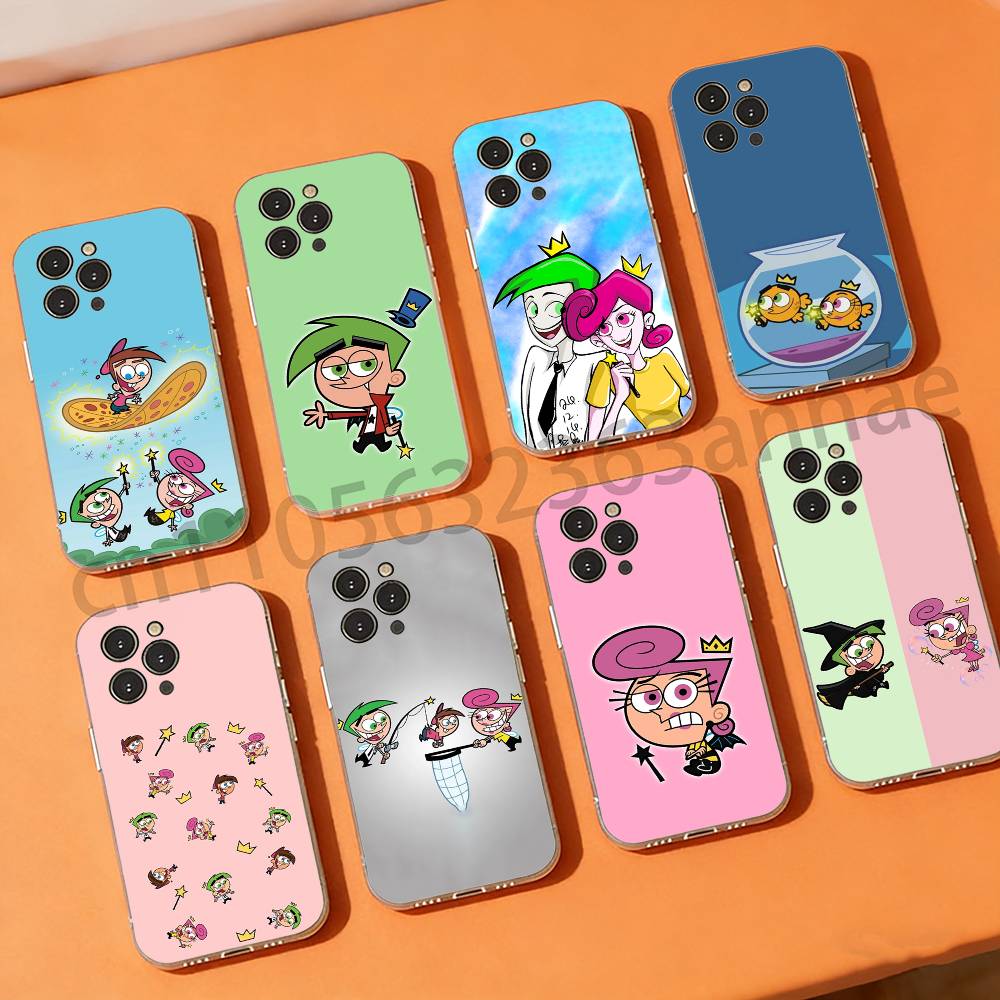 C-Cosmo and W-Wanda Phone Case for iPhone 11Pro 13 12 11 Pro Max 16e 17 Air 16 15 14 Plus 11ProMax