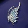 High-end Crystal Butterfly Brooch, Niche Elegance, Light Luxury Pin, High-end Style, Suit Coat, Corsage and Accessory