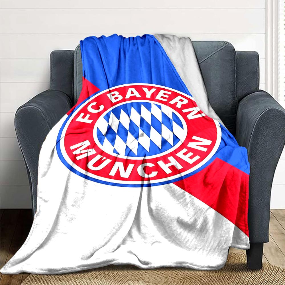 Bayern Munich Crest Blankets Flannel Printed Breathable Warm Throw Blanket for Home Office Bedspreads 0708a119