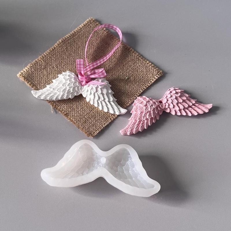 Wing Pendant Silicone Mold For Jewelry Making Food Safe Flexible Reusable Crafting Tool With Artistic Wing Design