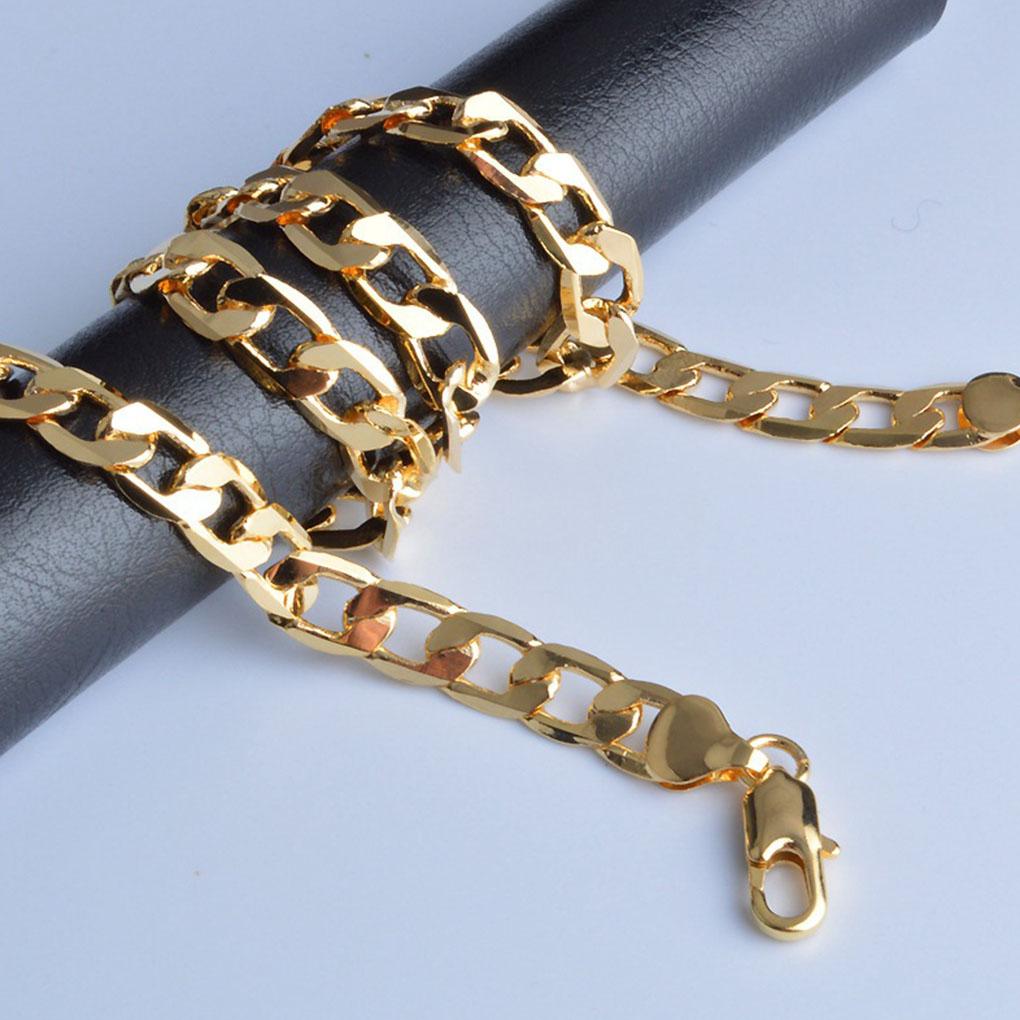 Male Necklace Metal Party Festival Holiday Wedding Engagement Club Chain Link Choker Street Punk Jewelry for Man