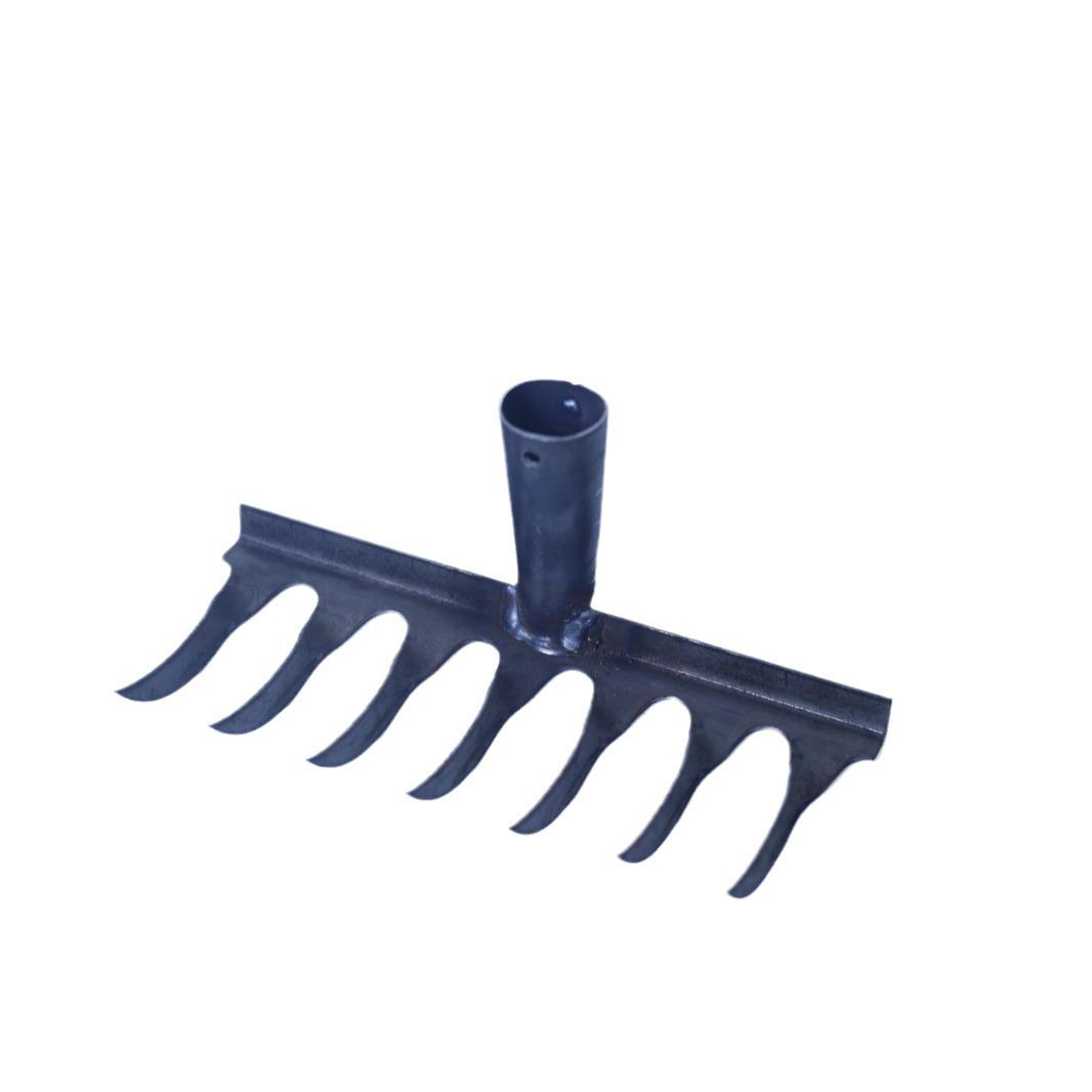 Manganese Steel 10-Tooth Spiral Rake for Garden Tilling and Soil Loosening.