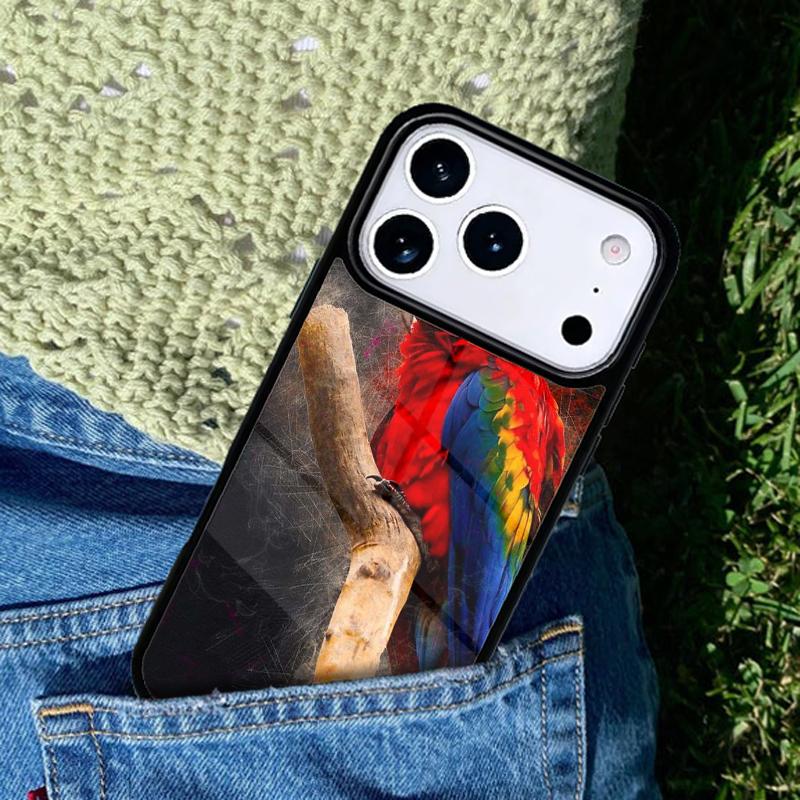 Animal Macaw Parrot Colourful Phone Case Cover for IPhone 11 12 13 14 15 16e 17 Pro Max Coque for IPhone 17 Air