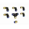 12.4 Ft Push Lock Black Vacuum Fitting Kit Turbo Wastegate & Solenoid for Turbo Vehicles