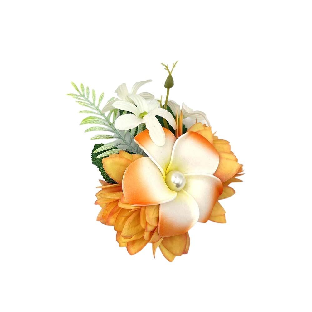 

Bohemian Style Frangipane Hair Clip Thai Style Girls Hairpin Simple Eggs Flower Side Clip Women Style 6