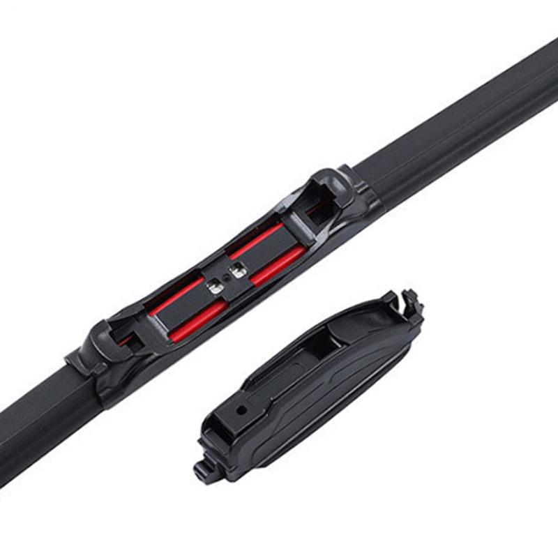 Yika Boneless Red Multifunctional Wiper Blade with Replaceable Buckle Interface