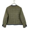 45R 7101070 Khaki Cotton Tweet X Boa Annie Bolero Jacket 2 khakiUsed
