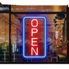 LED Neon Light USB 5V Transparent Acrylic 'Open' Sign for Shops and Businesses