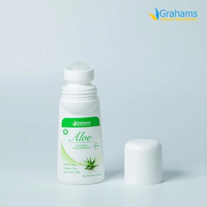 Natural Mineral Deodorant Roll-on Aloe 65mL
