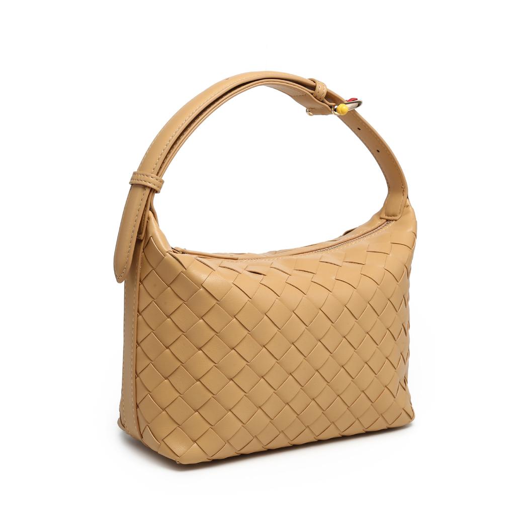 Handmade Woven Lunch Box Bag for Women 2026 New Fashionable and Versatile Single Shoulder Underarm Handheld Woven Bag