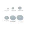100pcs Stabilizer Earrings Backings Clear Silicone Earrings Back Stopper Practical Healing Discs Pads for Ear Support