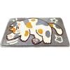 Plush Surface Cartoon Floor Mat Wear-resistant Bathroom Mat New Cashmere Floor Mat  Entrance Door