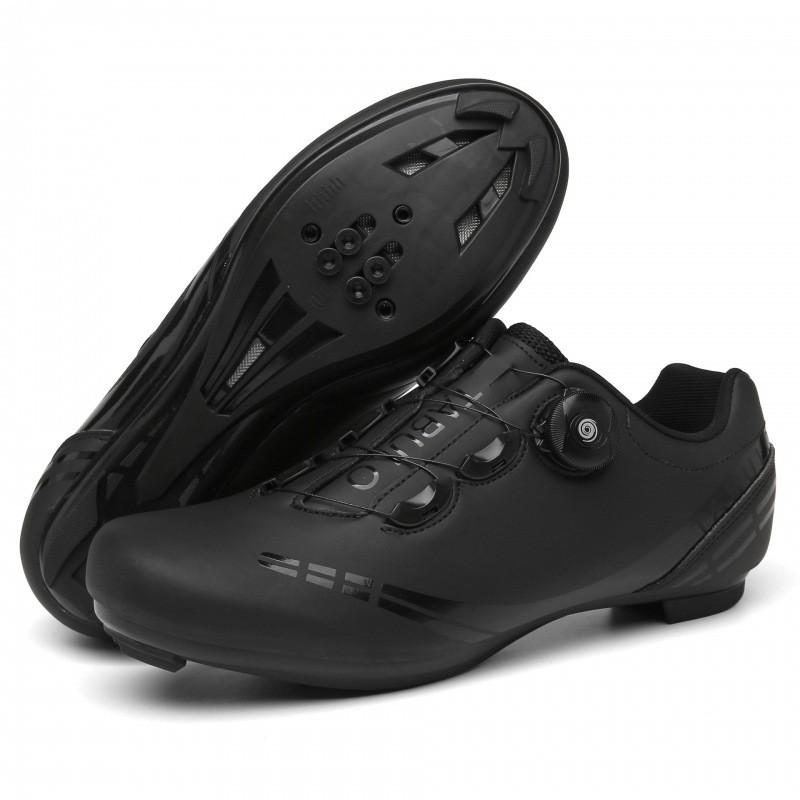 All-Season Mountain Road Cycling Shoes Men Women Breathable Rigid Sole Clipless Compatible